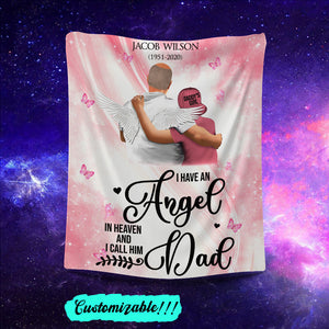  I Have An Angel In Heaven And I Call Him Dad - Personalized Blanket - Memorial Gift For Dad BannerGG_b2efd669-7454-492b-a60f-9df0014f8a21.jpg?v=1644998284