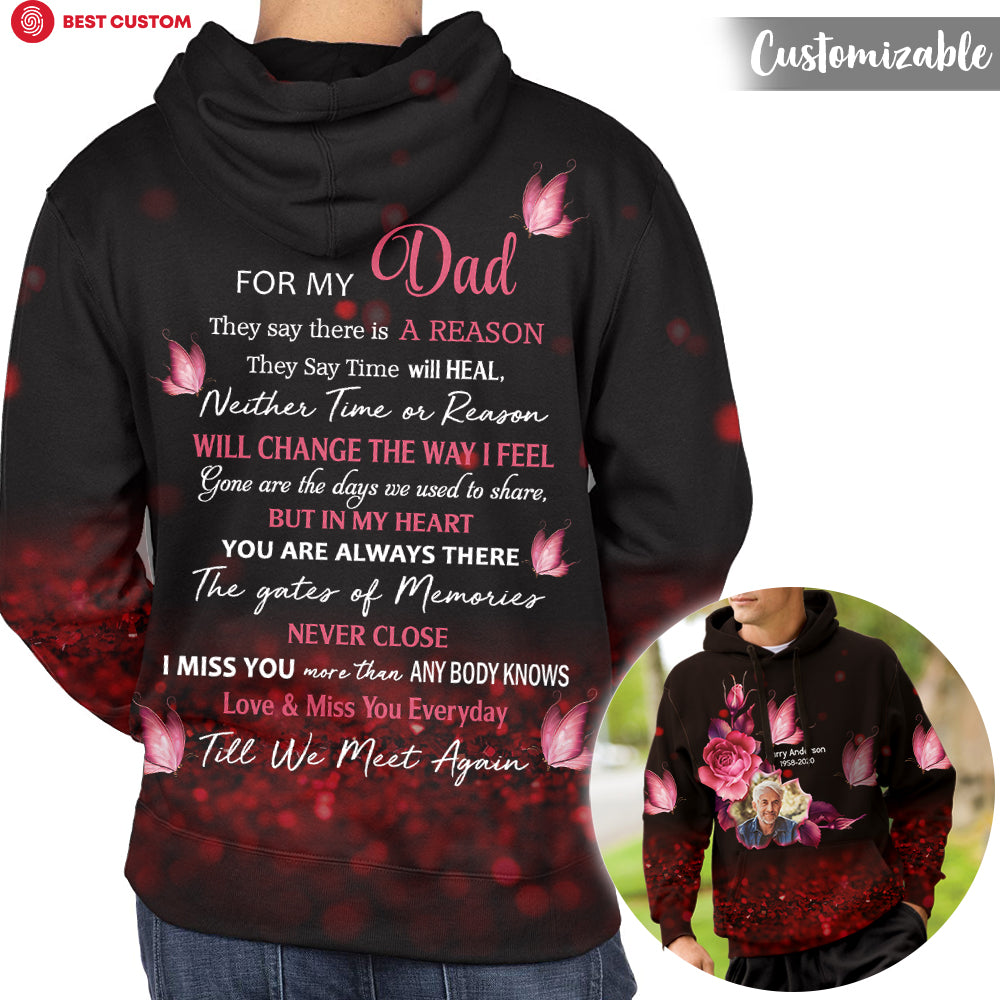 In My Heart You Are Always There - Personalized 3D All Over Print Shirt - Memorial