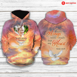 Loving Memory Forever In My Heart Personalized 3D All Over Print Shirt Memorial
