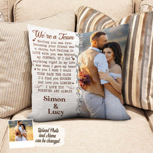 Upload Photo, We're A Team Personalized Pillow BannerPillowfb_9fe506b8-cc6d-43ab-894d-9b4604881caf.jpg?v=1639988382