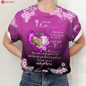 The Day I Lost You Personalized Photo 3D All Over Print Shirt Memorial