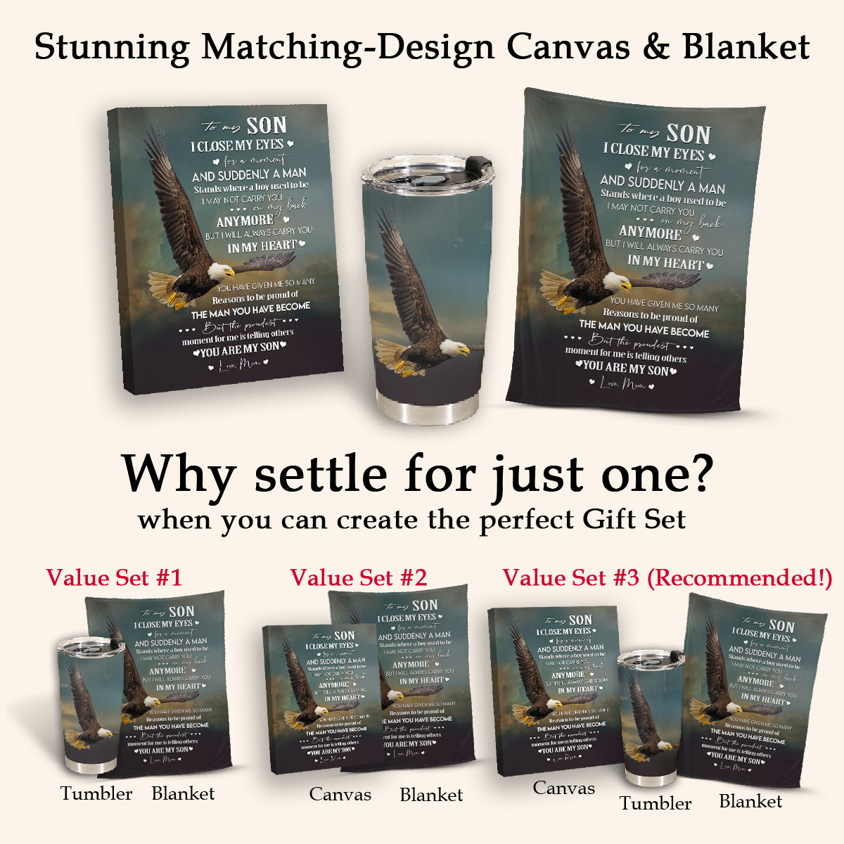 Eagle To My Son You Have Given Me So Many Reasons To Be Proud Of The Man You Have Become Love Mom Fleece Blanket - Quilt Blanket