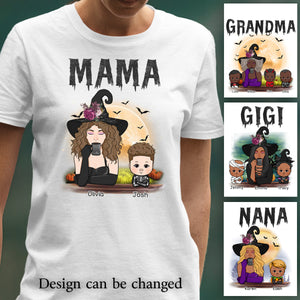 Grandma Mom Witch With GrandKids Personalized Apparel - Halloween Banner_3acd5de7-2992-43ff-a3c7-1688fc28f5fd.jpg?v=1660032580