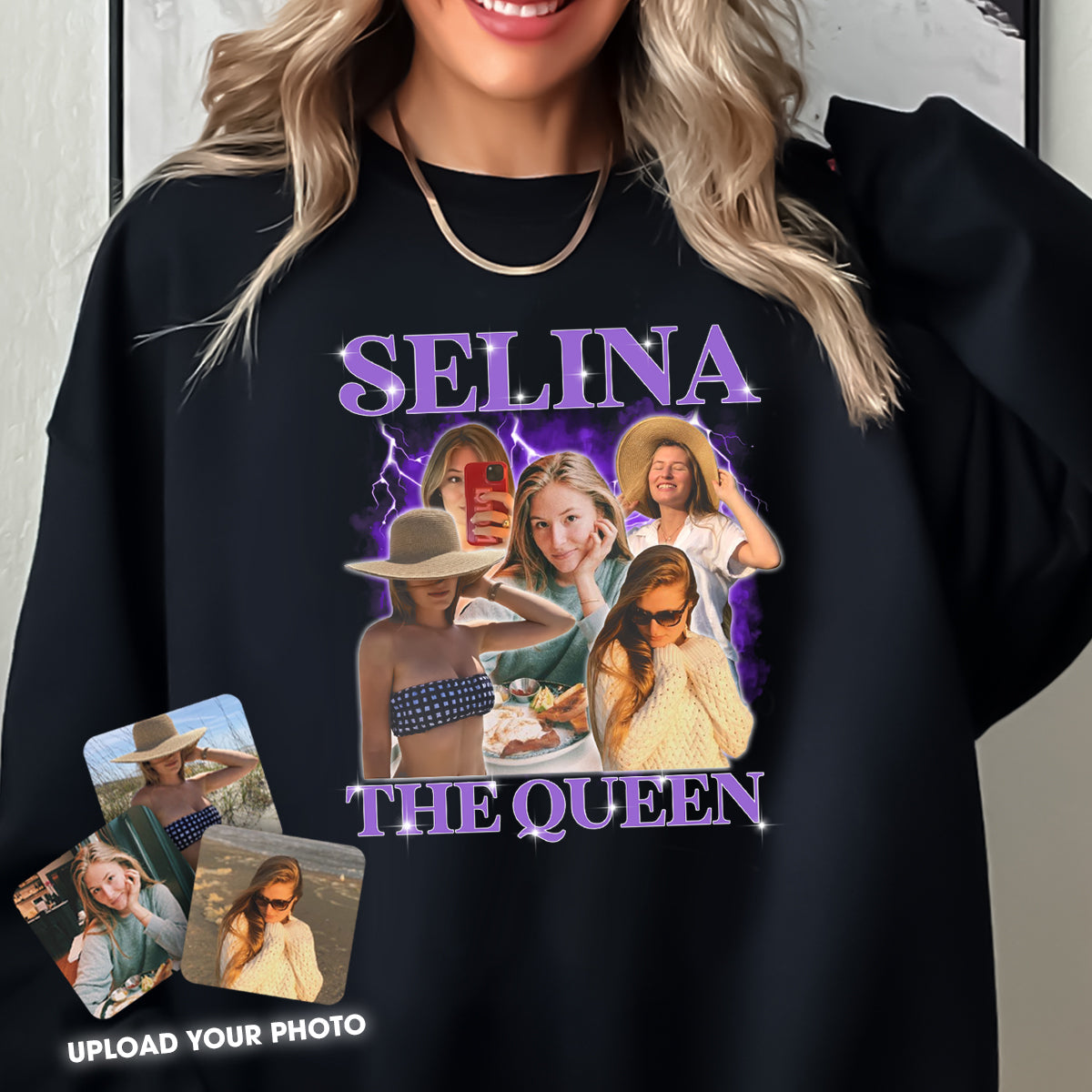 Bootleg Shirt Rap Style Vintage Tee - Personalized Photo Comfort Tee BannerfbBootlegShirtRapStyleVintageTee-PersonalizedApparel-GiftForGirlfriend.jpg?v=1706775591