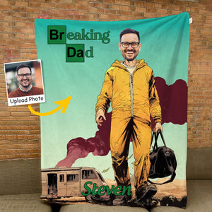 Breaking Dad - Personalized Blanket - Gift For Father BannerfbBreakingDad-PersonalizedBlanket-GiftForFather.jpg?v=1682565786