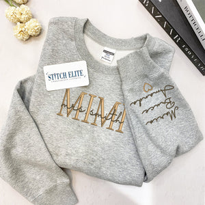 Personalized Mama With Kids Name Embroidered Apparel Bn-4.jpg?v=1709519759