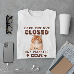 Cats Planning Escape - Personalized Custom Cat Photo Shirt Cats-Planning-Escape---2.jpg?v=1710230352