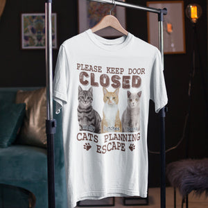Cats Planning Escape - Personalized Custom Cat Photo Shirt Cats-Planning-Escape---4.jpg?v=1710230352