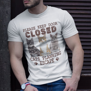 Cats Planning Escape - Personalized Custom Cat Photo Shirt Cats-Planning-Escape---5.jpg?v=1710230352