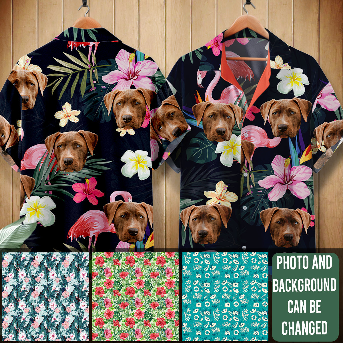 Custom Photo Pet - Personalized Hawaiian Shirts - Hawaiian Shirt, Beach Shirt CustomPhotoPet-1.jpg?v=1689391866
