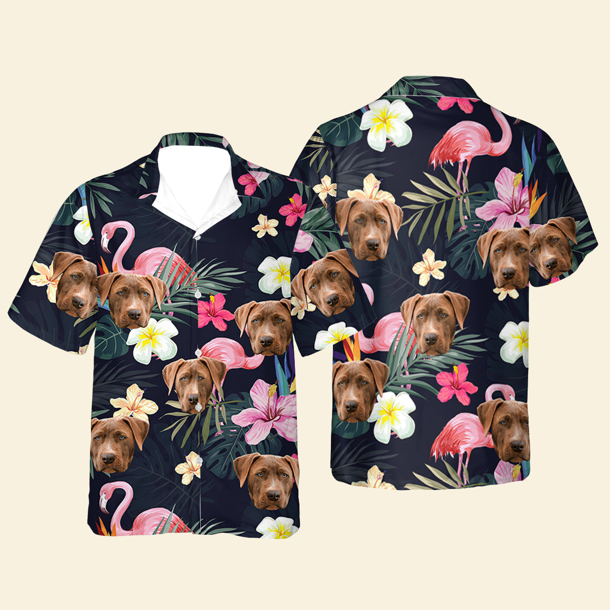 Custom Photo Pet - Personalized Hawaiian Shirts - Hawaiian Shirt, Beach Shirt CustomPhotoPet-2.jpg?v=1689391866