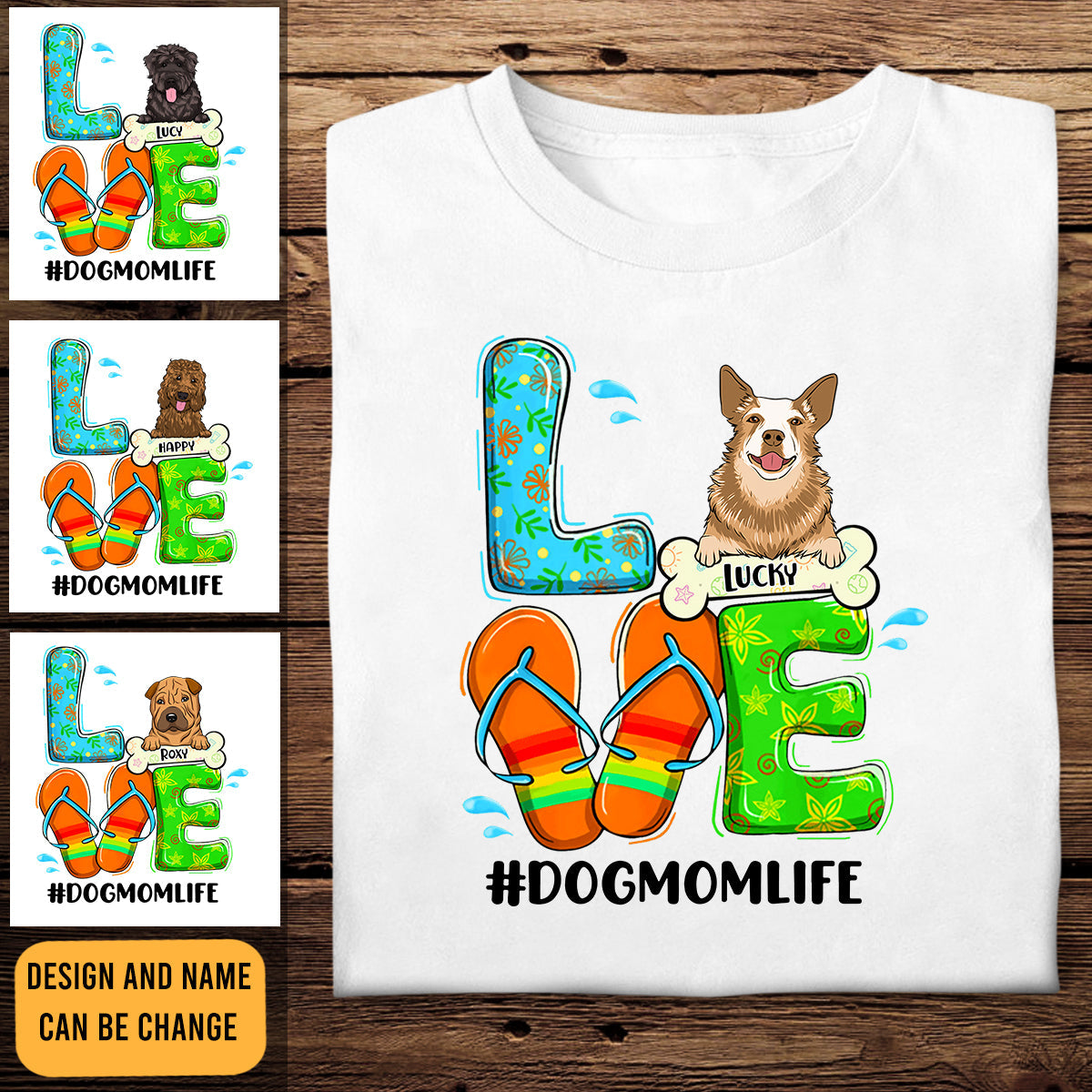 Dog Mom Beach - Personalized Apparel - Gift For Dog Lovers, Summer Vacation DogMomBeach-1.jpg?v=1688617823