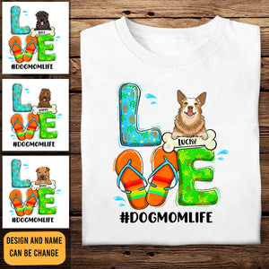 Dog Mom Beach - Personalized Apparel - Gift For Dog Lovers, Summer Vacation DogMomBeach-1.jpg?v=1688617823