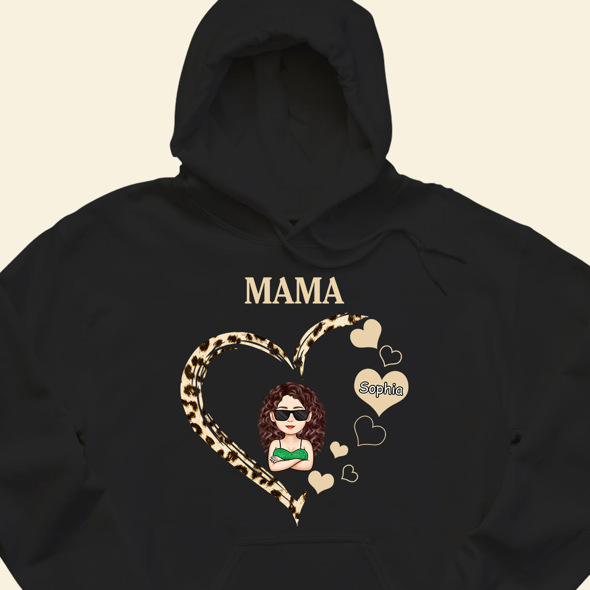 Grandma Mom Heart - Personalized Apparel - Gift For Mom, Grandma, Mommy, Mother's Day GrandmaMomHeart-4.jpg?v=1681442396
