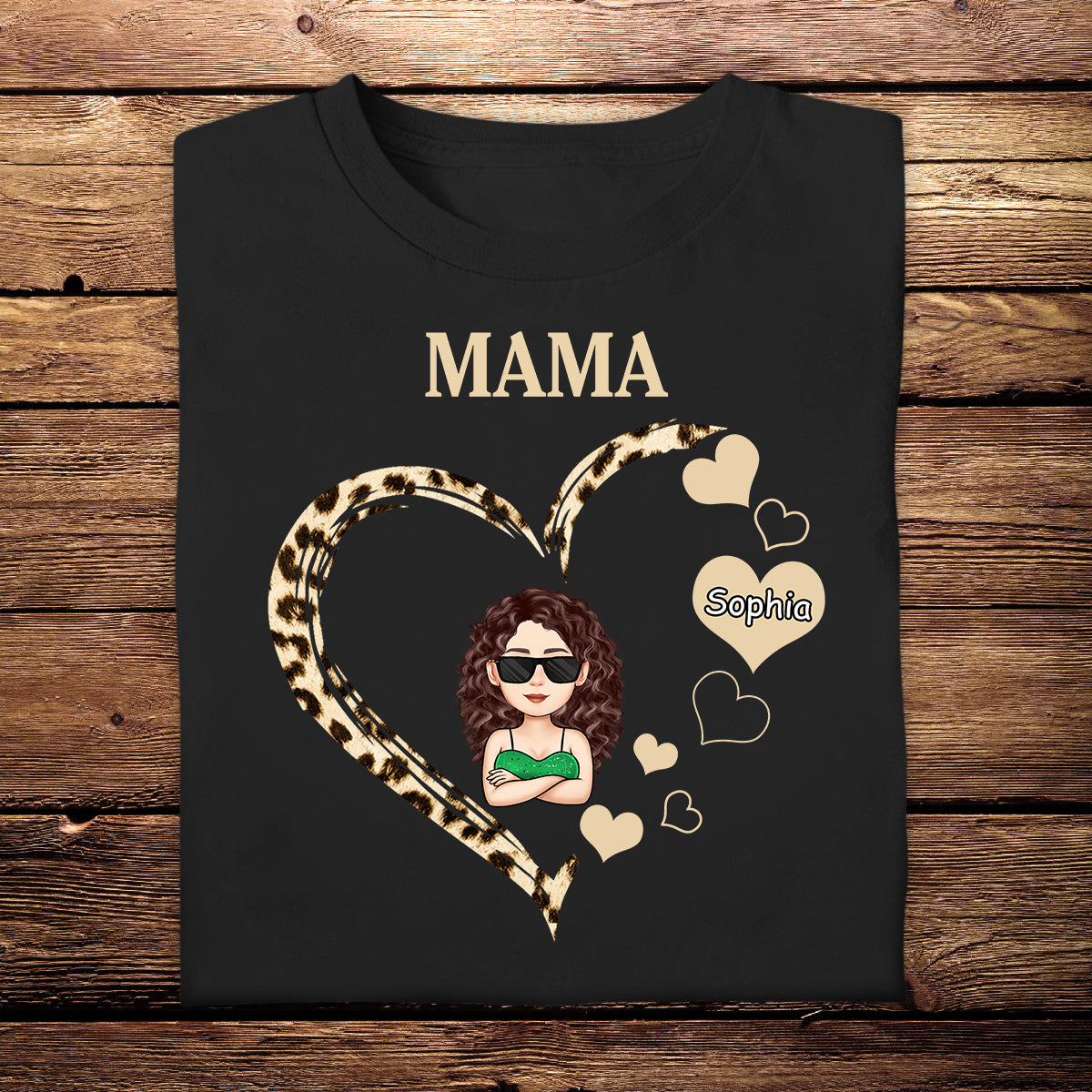 Grandma Mom Heart - Personalized Apparel - Gift For Mom, Grandma, Mommy, Mother's Day GrandmaMomHeart-6.jpg?v=1681442396