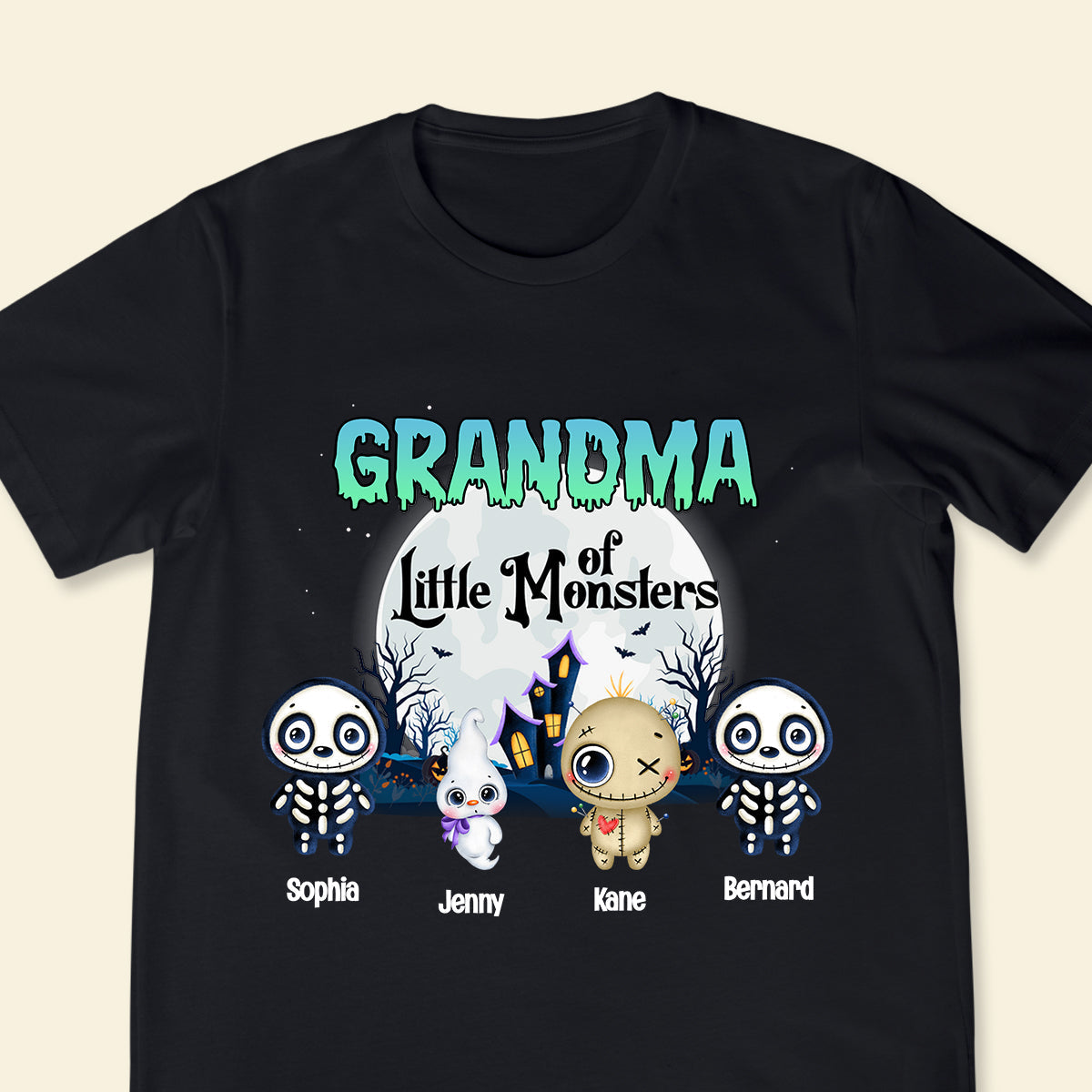 Grandma Of Little Monster - Personalized Apparel - Halloween GrandmaOfLittleMonster-2.jpg?v=1691056109