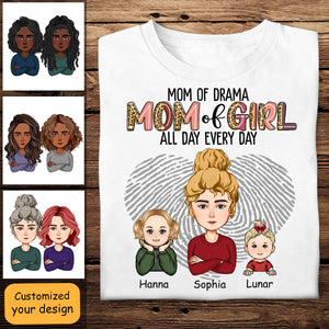 Mom Mode All Day Every Day - Personalized Apparel - Gift For Mom, Mum, Mommy, Mother's Day