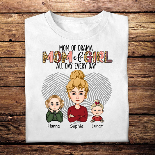 Mom Mode All Day Every Day - Personalized Apparel - Gift For Mom, Mum, Mommy, Mother's Day