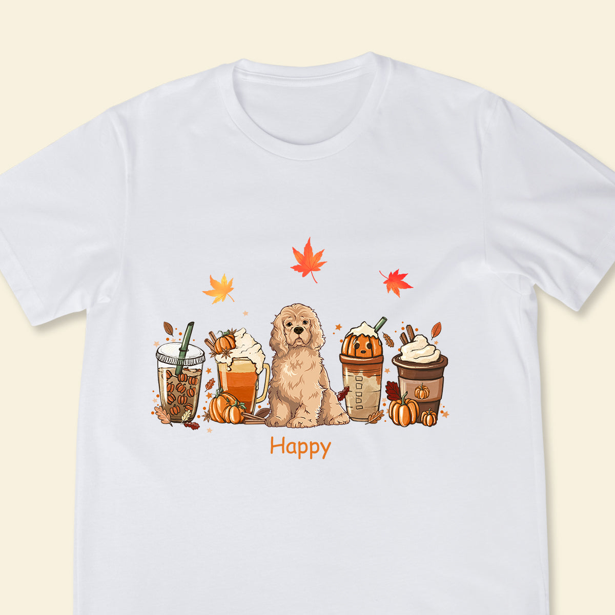 Pumpkin Spice Latte Iced Autumn - Personalized Apparel - Gift For Dog Lovers, Halloween PUMPKI_1.jpg?v=1691056067