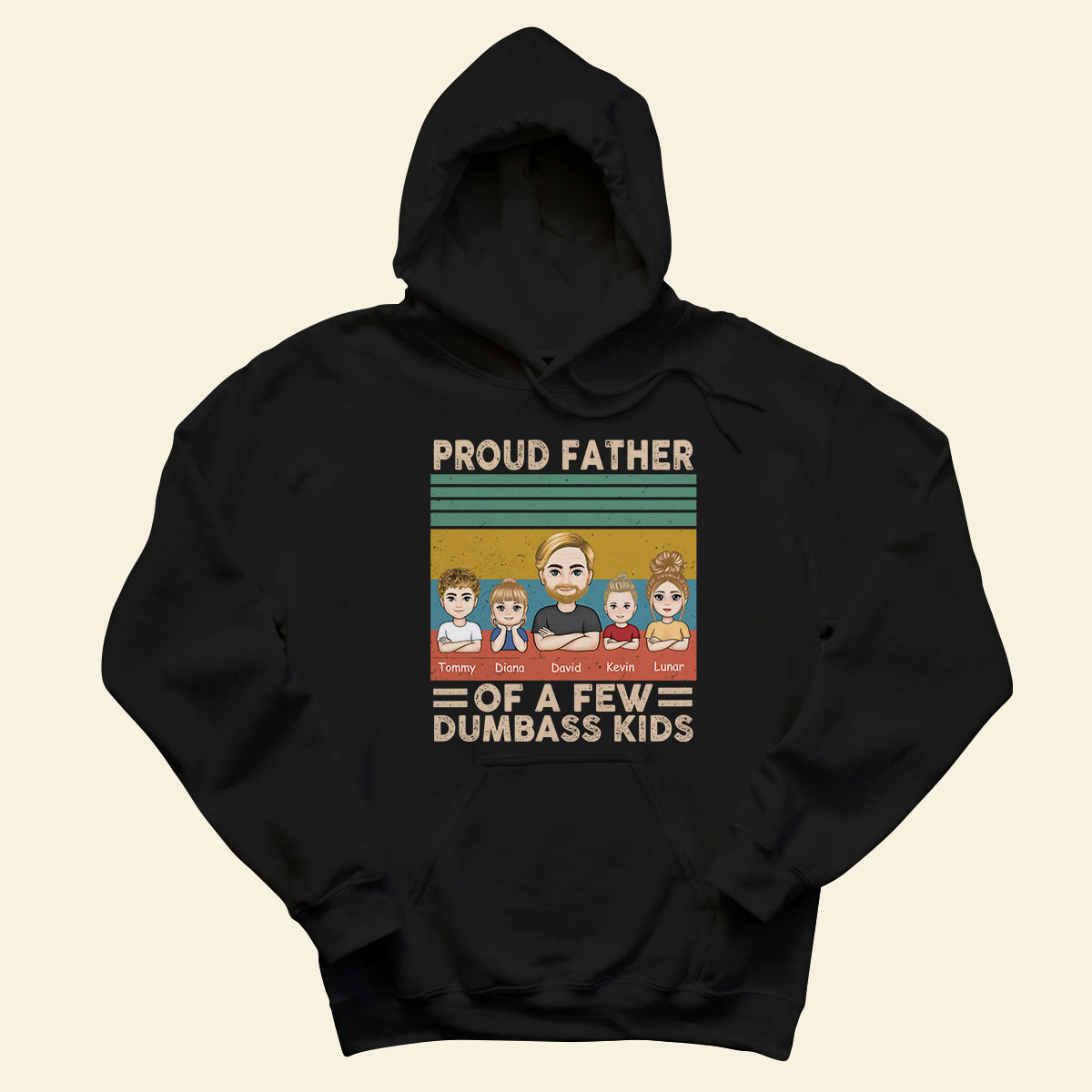 Proud Father Of A Few Dumbass Kids - Personalized Apparel - Gift For Father ProudFatherOfAFewDumbassKids-2.jpg?v=1682485309