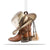 PERSONALIZED FLAT ACRYLIC ORNAMENT COWBOY BOOTS & HAT