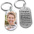 I Hide My Tears Personalized Photo Keychain Memorial