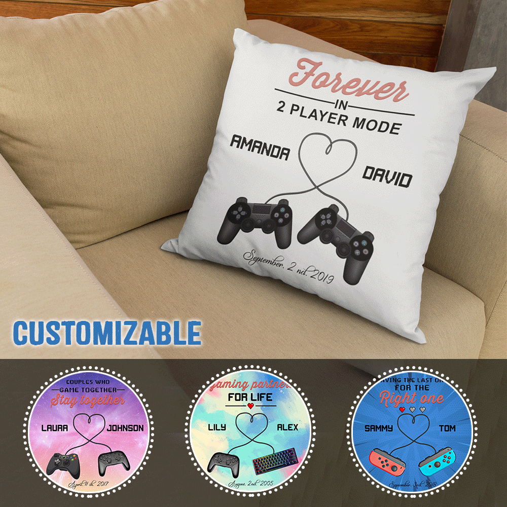 Gaming Controllers Couple Custom Pillow, Forever In 2 Player Mode AM08 banner-1_6cccc2b9-5342-4c93-93f5-d2062a7eb2d8.png?v=1611911958