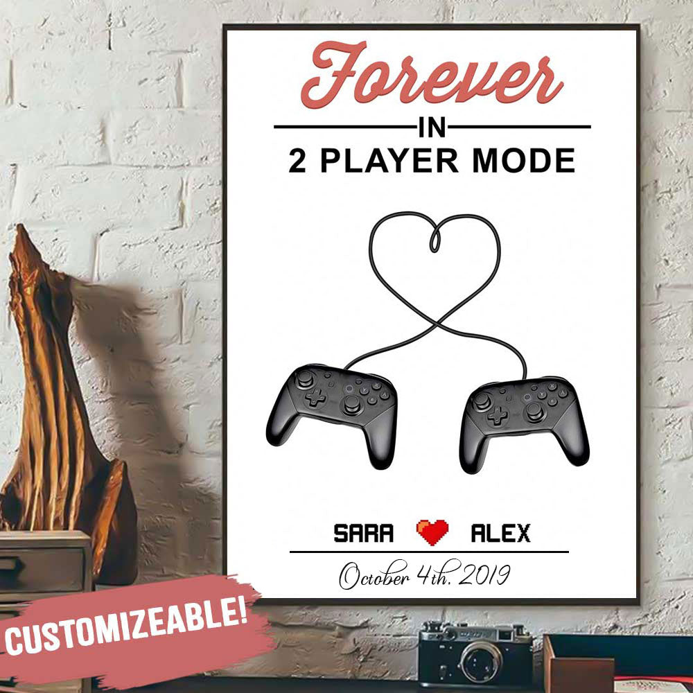 Gaming Controllers Couple Forever In 2 Player Mode Customize Canvas AM08 banner-1_d4b5c8c7-772a-4b3e-b72d-1a367ce5ca91.jpg?v=1617183718