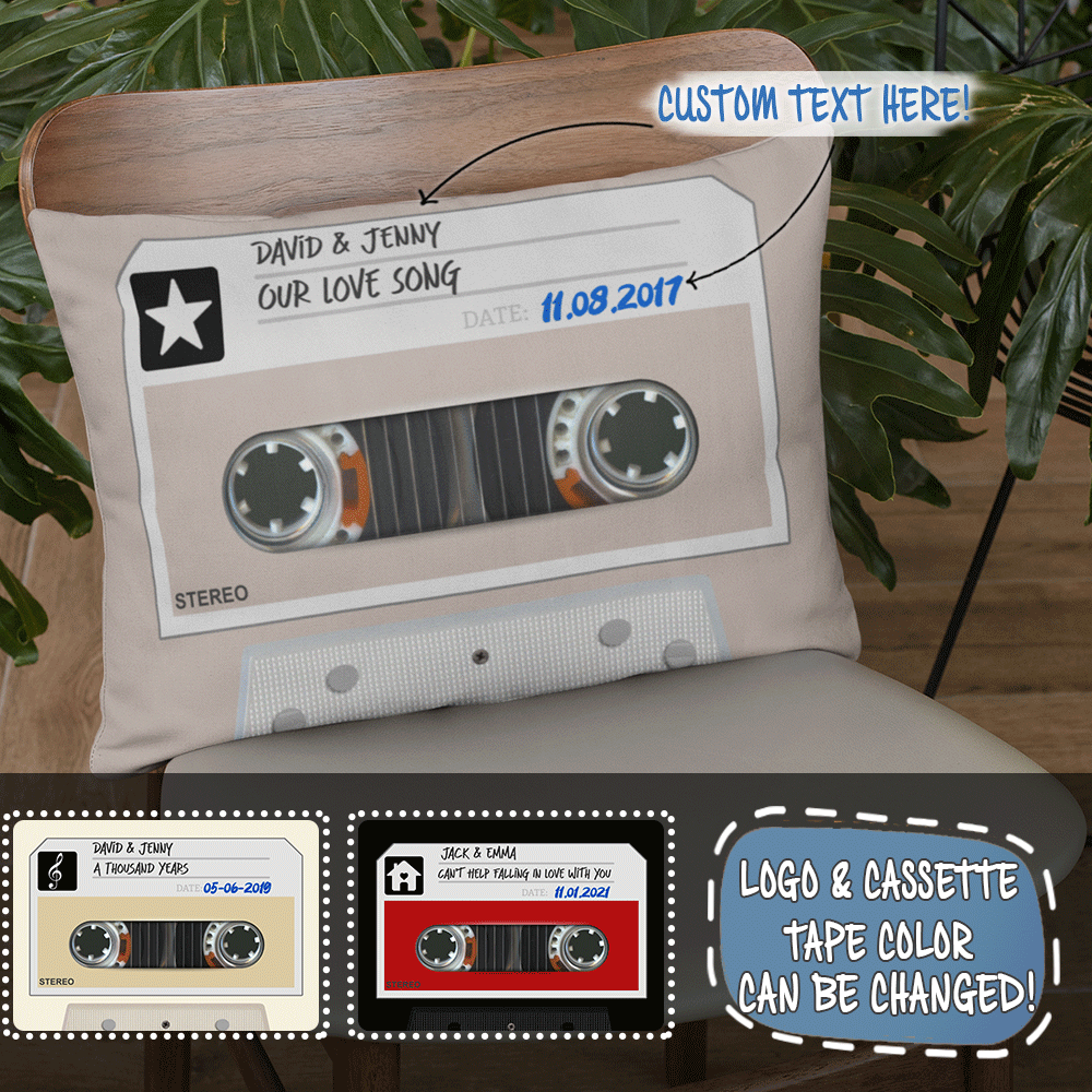 Our Love Song Cassette Tape - Personalized Pillow - Gift For Couple banner-2_a89e1524-d98f-4f73-a5bc-9c6a093e67d0.png?v=1644303791