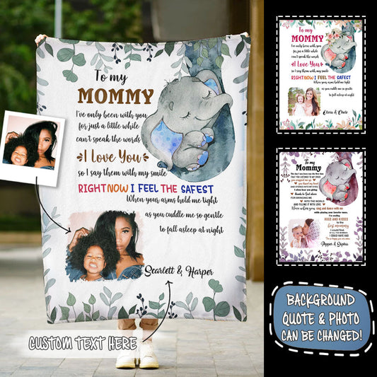 First Mother Day Elephant Upload Photo I've Only Been With You Personalized Fleece Blanket banner-2_b561bb95-c11f-4f06-a6bd-bc8e78ecff00.jpg?v=1616986861