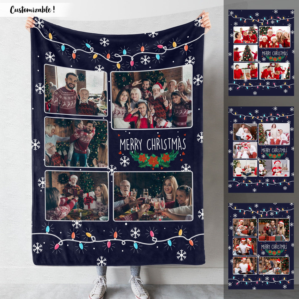 Merry Christmas Collage Photo Fairy Light Bulb Snowflake Upload Photo Family Personalized Blanket banner-FB_1_761ba034-f399-46f9-83e8-b70f4c0ddff6.jpg?v=1634545821