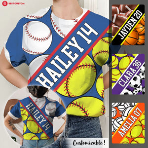 Multiple Sport Lovers - Personalized 3D All Over Print Shirt - Sport