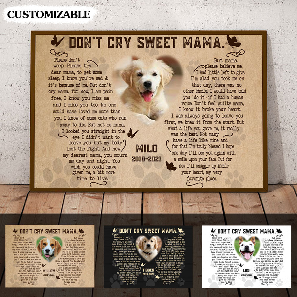 Don't Cry Sweet Mama Memorial Dog And Cat Upload Photo Personalized Canvas banner-FB_aad75122-4e70-472c-a0bb-d0a4aa6a1a05.jpg?v=1634115350