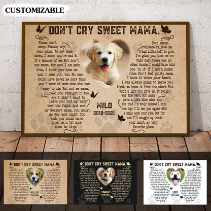 Don't Cry Sweet Mama Memorial Dog And Cat Upload Photo Personalized Canvas banner-FB_aad75122-4e70-472c-a0bb-d0a4aa6a1a05.jpg?v=1634115350
