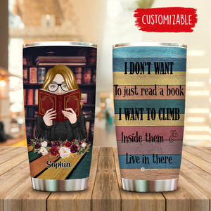 I Don't Want To Just Read A Book - Personalized Tumbler - Book banner-FB_7daeb413-222e-4a70-bad4-d2cf11034981.jpg?v=1644209482