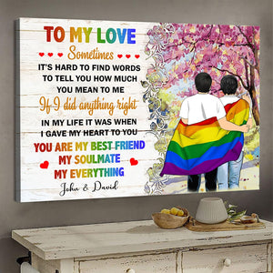You Are My Everything, LGBT - Personalized Poster & Canvas - Gift For Couple banner-GG_574eddfc-0e20-489d-9d96-fbb27ca5ddc8.jpg?v=1644983312