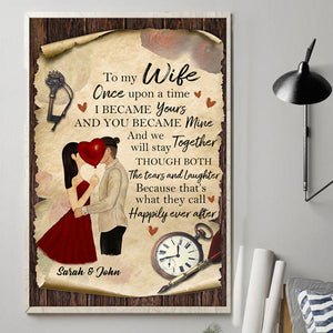 I Became Yours And You Became Mine - Personalized Poster & Canvas - Gift For Wife banner-GG_422aae28-3731-45d0-9f68-601e8e825097.jpg?v=1644983353