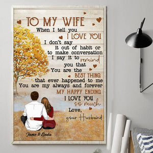 You Are The Best Thing - Personalized Poster & Canvas - Gift For Wife banner-GG_43caa998-071b-4486-a4d1-53c27c76e487.jpg?v=1644983305