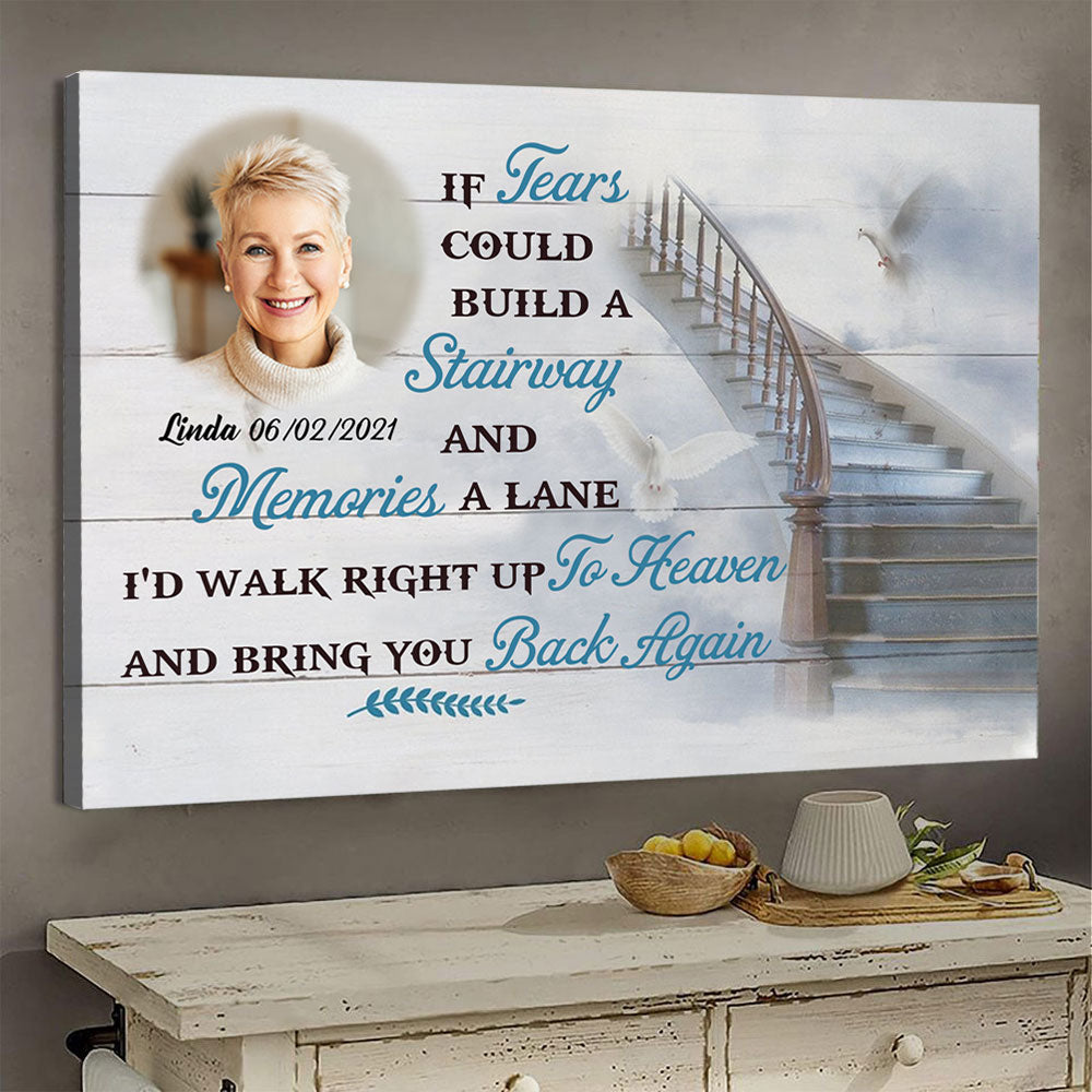 Bring You Back Again Custom Photo Canvas Memorial