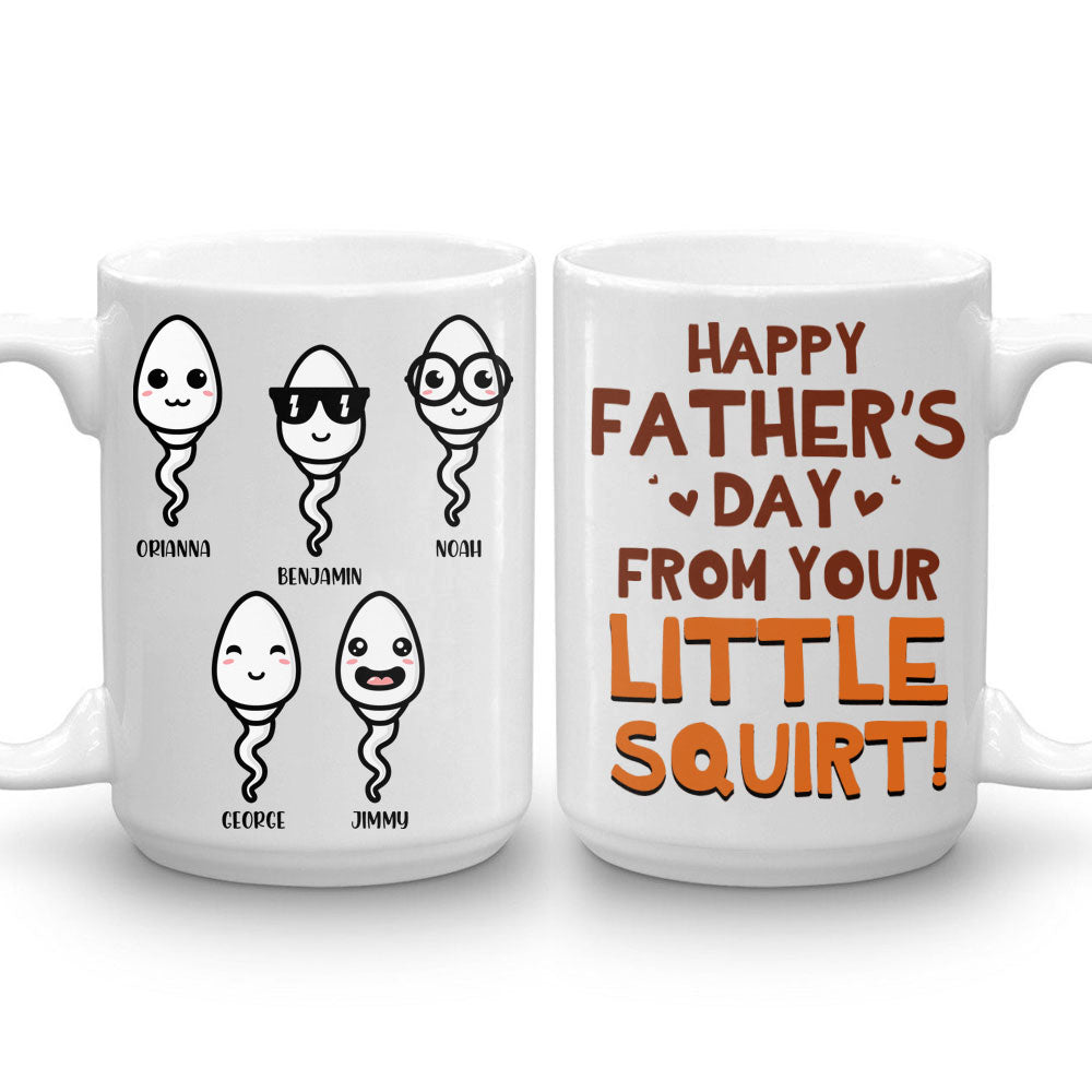 Chillin' In Dad Balls Personalized Mug Gift For Father