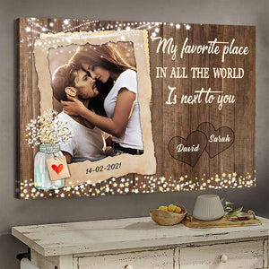 My Favorite Place In All The World Is Next To You - Personalized Photo Poster & Canvas - Gift For Couple banner-GG_41054f9b-7257-4ac0-bb3e-7c7966e0fc0d.jpg?v=1644983291