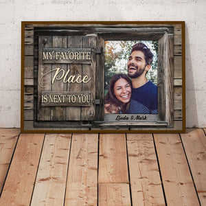 My Favorite Place Is Next To You - Personalized Photo Poster & Canvas - Gift For Couple banner-GG_1e09b347-3bb9-45b0-a280-7e8893fa229c.jpg?v=1644983291