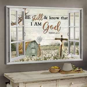 God Canvas, Be Still & Know That I Am God