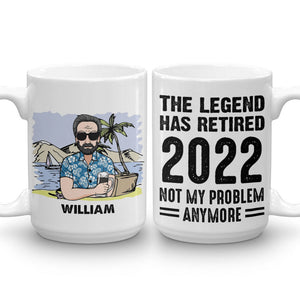 The Legend Has Retired Custom Mug Gift for Father