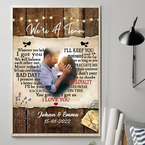 We're A Team, I Love You - Personalized Photo Poster & Canvas - Gift For Couple banner-GG_149f8121-9a22-4ce2-a6db-36b67efd249c.jpg?v=1644983360