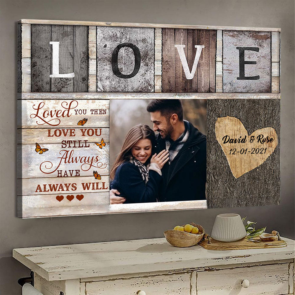 Loved You Then Love You Still Always Have Always Will - Personalized Photo Poster & Canvas - Gift For Couple banner-GG_a742645d-a569-4167-8e58-8aa939b3cc1b.jpg?v=1644983322