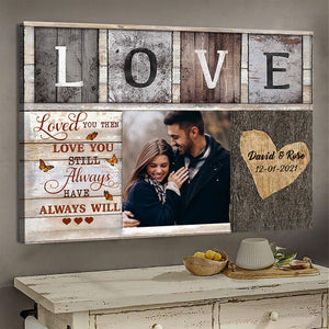 Loved You Then Love You Still Always Have Always Will - Personalized Photo Poster & Canvas - Gift For Couple banner-GG_a742645d-a569-4167-8e58-8aa939b3cc1b.jpg?v=1644983322