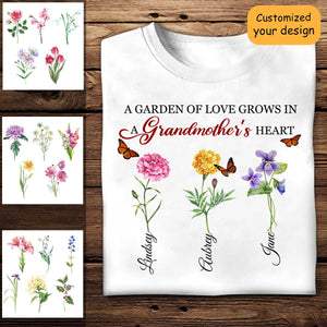 Garden Of Love - Personalized Shirt - Loving, Birthday Gift For Grandma, Grandmother, Mom banner-Garden-Of-Love---Personalized-Shirt---Loving_-Birthday-Gift-For-Grandma_-Grandmother_-Mom-fix.jpg?v=1675741276