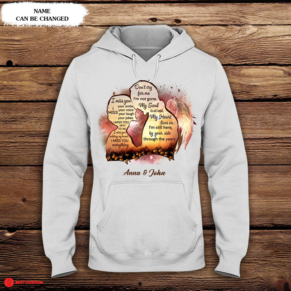 I Miss Your Smile Personalized Apparel - Memorial