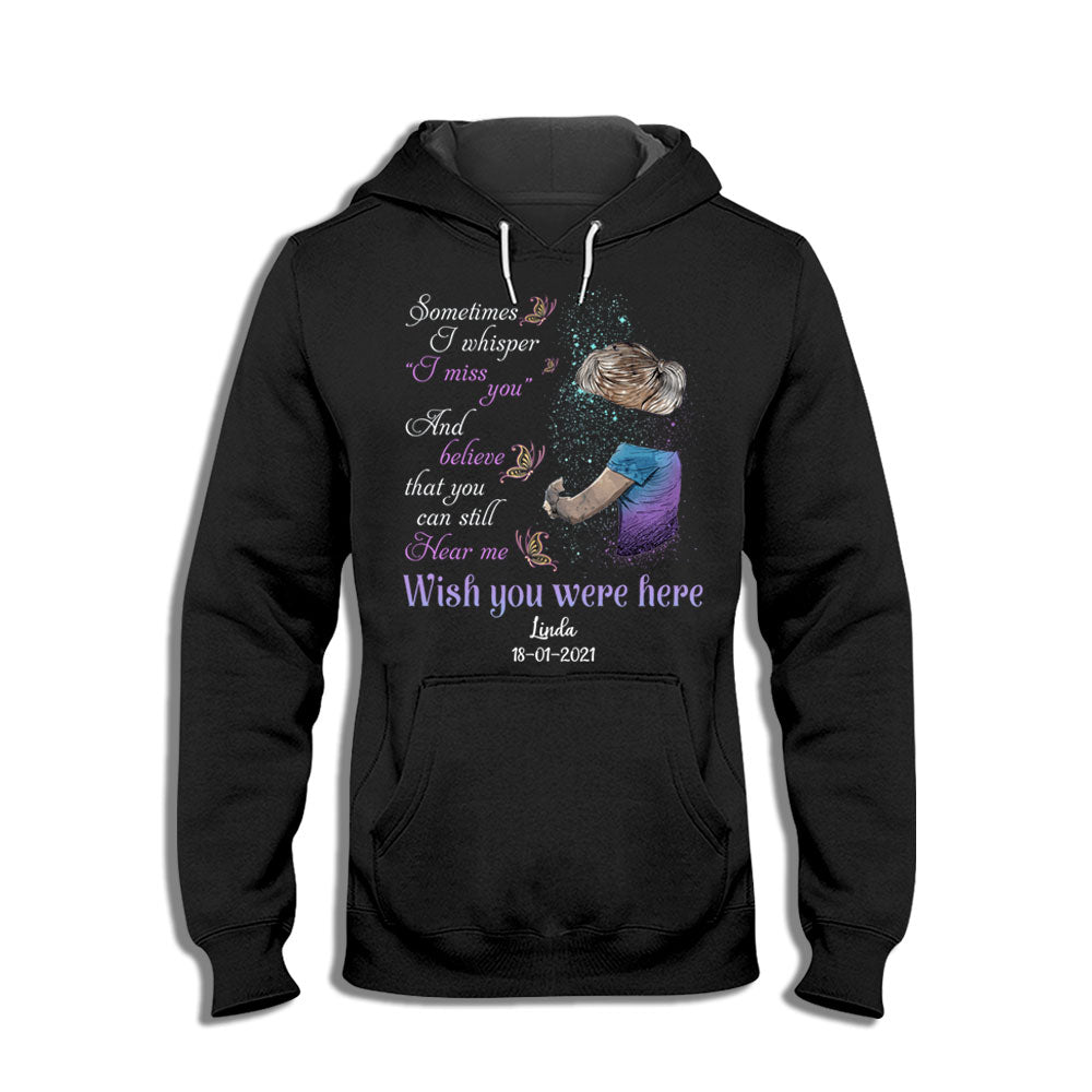 Wish You Were Here - Personalized Apparel - Memorial banner-Hoodie-GG_d3a6d6b8-77c9-4f02-b500-582d70a40022.jpg?v=1648804589
